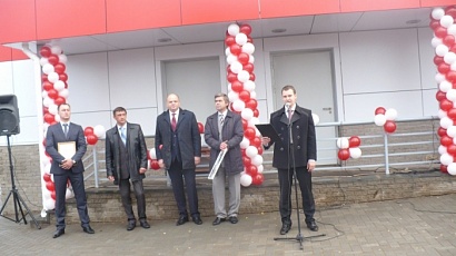 Церемония открытия железнодорожного вокзала станции Оричи